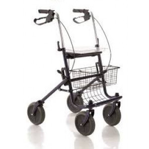 ROLLATOR PIEGHEVOLE IN ACCIAIO CON 4 RUOTE - DYONE RP690B
