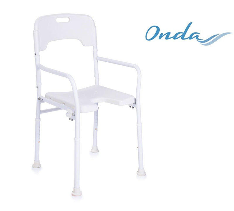 SEDIA DOCCIA PIEGHEVOLE E REGOLABILE IN ALTEZZA - RS826