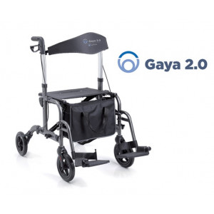 ROLLATOR  PIEGHEVOLE IN ALLUMINIO CON DOPPIA FUNZIONE GAYA - RP540