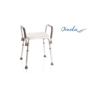 SEDILE DA DOCCIA SENZA SCHIENALE CON BRACCIOLI - RS838