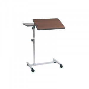 VASSOIO DA LETTO REGOLABILE A 2 PIANI SU RUOTE - RS998