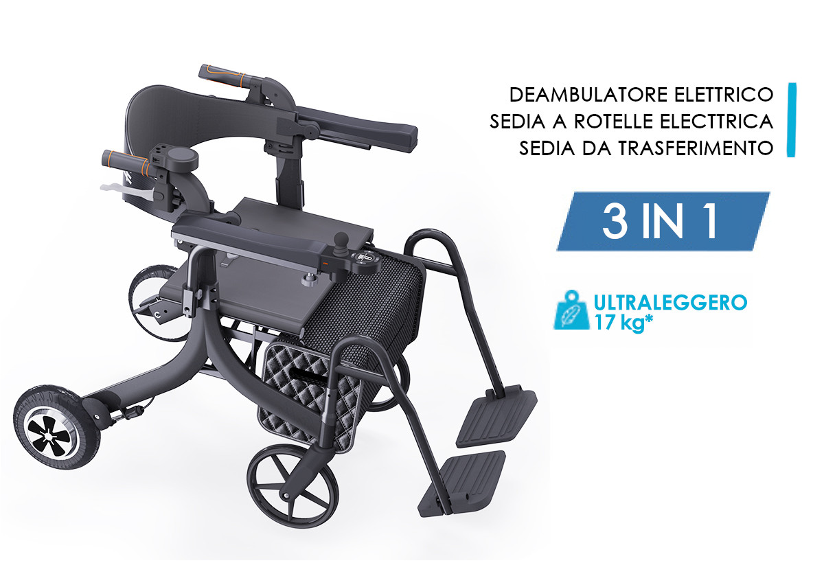 DEAMBULATORE ELETTRICO MULTIFUNZIONE E-WALK