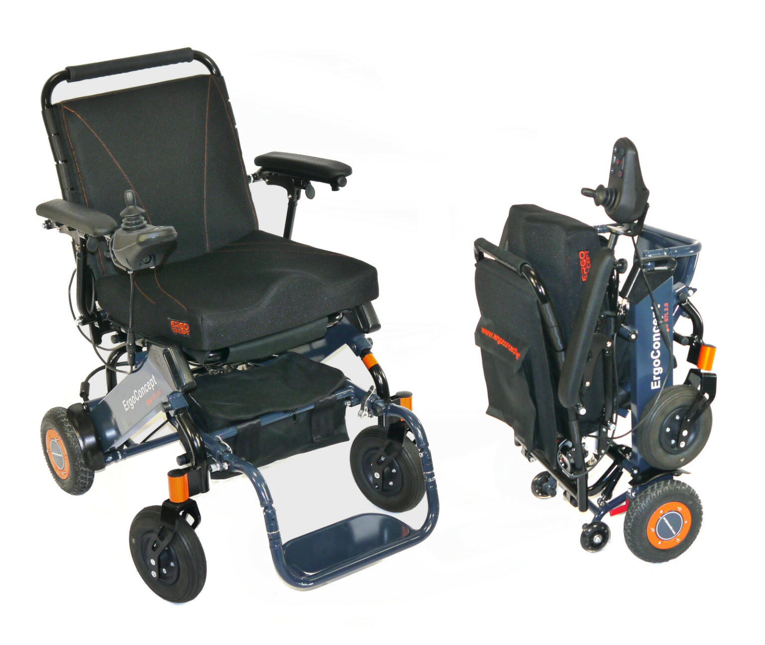 CARROZZINA ELETTRICA PIEGHEVOLE ERGO 07 L