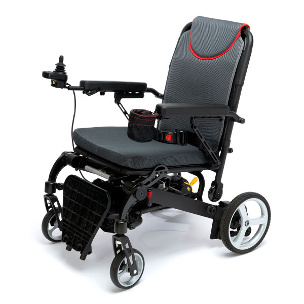 CARROZZlNA ELETTRONICA IN ALLUMINIO  PER ANZIANI E DISABILI - KSP HR30