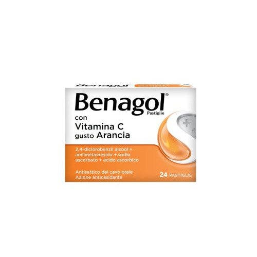 BENAGOL VIT C*24PAST ARANCIA